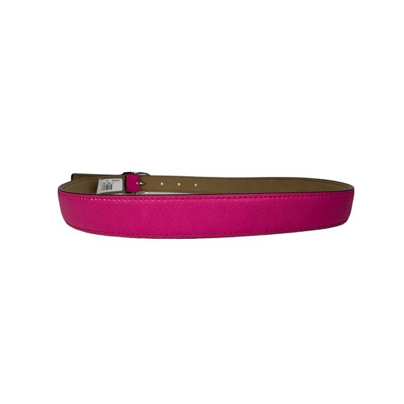 Kate Spade Leather Buckle Belt in Vivid Snap XL main image 9